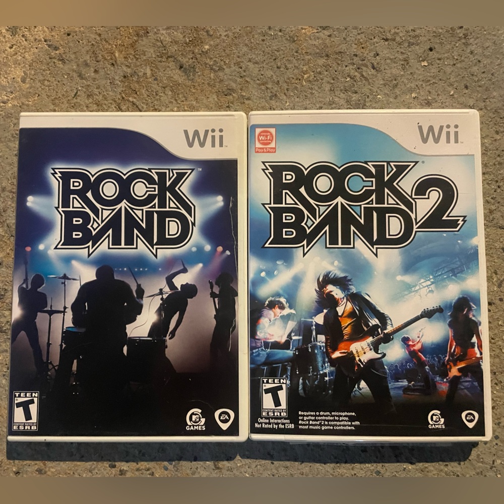 Rock band and Rock Band 2 for Wii